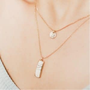 Double Pendant Necklace